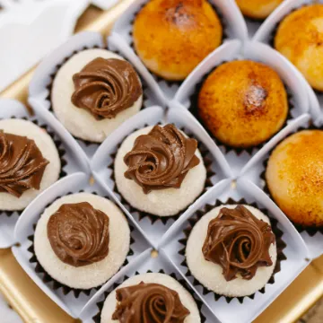 Bandeja de trufas surtidas